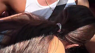Mary Rock Sucked Her Boyfriend's Dick in the Car