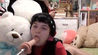 Close up BJ cumshot