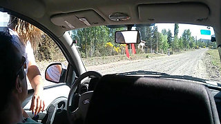 Unknown Teen Masturbates Me in My Car on the Street