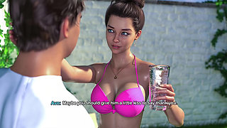 My Bimbo Dream - Stepbrother Got to Motorboat Stepmom's New Fake Tits