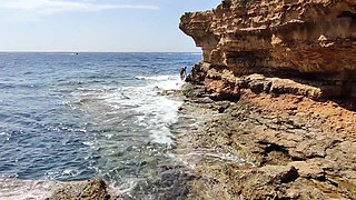 Divers Watching Us Fuck at the Beach Give Us Some Help
