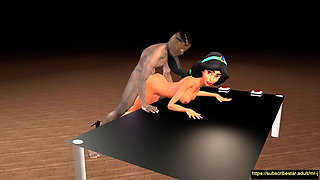 Jasmine Doggy Position Adventure with Partner