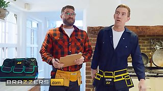 Brazzers - kinky maya rose\u2019s sudden leaks get stuffed by Xander Corvus' & Danny D's big plumber devices