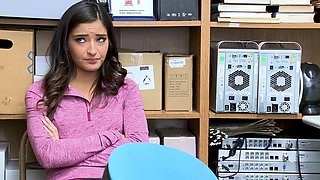 White Chad & curvy Em, naughty deeds in an officiaaaaah