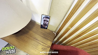Cuckolded Groom Makes a Video Call to Watch His Bride Having Sex with a Man with a Thick Cock