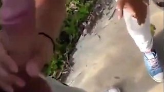 Outdoor Amateur Facial on Bike Trail