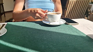 I Flash My Tits in a Cafe