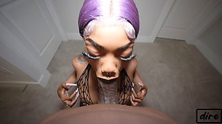 Petite stripper with a bouncy butt ready for action
