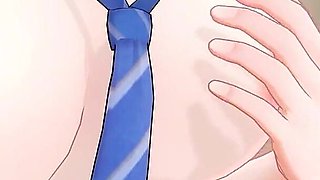Student Cums in the Toilet with Ahegao