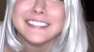 Real Life I Cup Busty Cosplayer Girlfriend - Private Hobby Video with Oil Swallow and Intense Climaxes - Act2