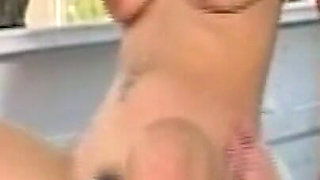 Hot Brunette Babe Gets Rough Outdoor Pounding and Creamy Cumshot