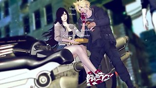 Final Fantasy Hentai: Tifa & Aerith Fuck Cloud in New Dreams Episode 1