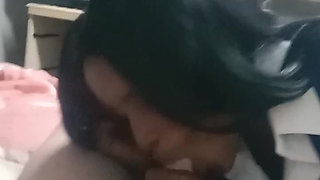 Hot Blowjob Scene by Black Girl