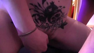 Tattooed Redhead Bettie Bondage Endures Strapon Pounding from Dominatrix Bella Vendetta in Intense