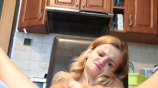 Squirting Orgasm, Big Black Dildo