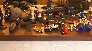 Hot Fetish Session with Dominant Babes and Submissive Stud