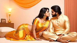 Indian bhabhi Cheating with European Men with Big Dick but Indian Husband Caught