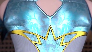 3D Huge Boobs Cosplay Slut Cheating with Big Old Dick