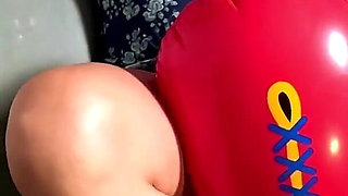 Inflatable Wrestler Cum Play. Dirty Talk, Doggy and Cum Licking