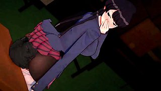 Komi-san before graduation