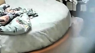 Cute amateur Asian web cam girl teases her great body