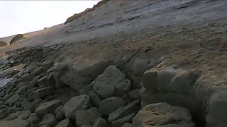 Amateur Couple's North Cyprus Beach Adventure