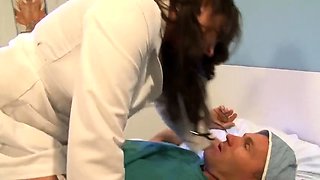 big tits brunette MILF doctor lisa ann cures her black