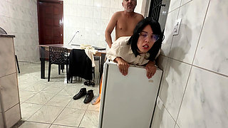 Secretary gets her ass spanked and her asshole used by the boss.