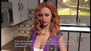 Secret summer #6 Leanne is touching my dick with her foot