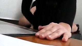 Real Secretary Gets Fucked In The Office