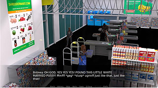 Holes - Gameplay - Roleplay - Wife Gets Fuck in Shop My Mulitple Black Cock