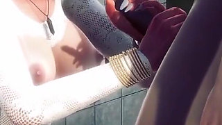 Hentai Uncensored 3D Amaia Hardsex in Toilet Japanese Asian Manga Anime Game Porn