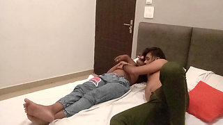 Young Desi Indian Couple Enjoys Romantic Sex with Each Other After College