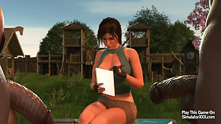 Learning Tribal Ways with Lara Croft ( Simulator 3D )