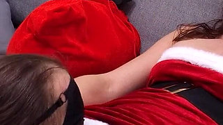 Naughty Boy Gets Spanked and Punished by Miss Santa for Masturbating on Christmas Day!