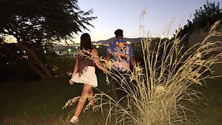 Taboo Sex! Wild Outdoor Action with Jesús Reyes Overlooking the City Lights