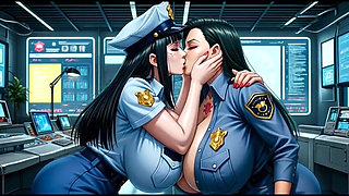 Captain officer police station (Ai animation)