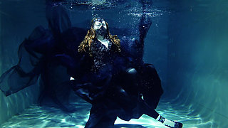 Underwater shooting - full backstage