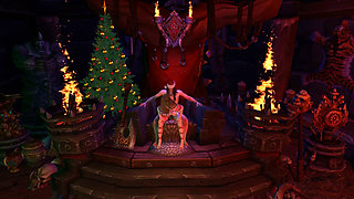 Sexy Elf Girl Tells Santa What She Wants for Christmas