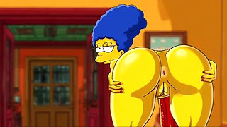 Simpson characters enjoy sexual and kinky perversions in this cartoon parody