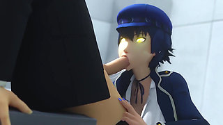 Shadow Naoto Gets Fucked by Adachi