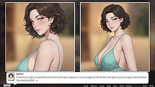 With Great Pleasure #12 - Animated Ai XXX Game - a Hot Foot Job with a MILF