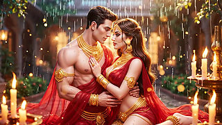 Intense Close-Up Kissing Desi Couple - Gold Jewelry Wali Sexy Indian Girl Aur Muscular Boy Ki Full Passion