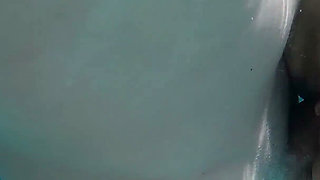 Underwater Sex with 2 Cum Shots with Her Step Grandson