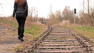 Kinky milf redheads anal solo dildo masturbation