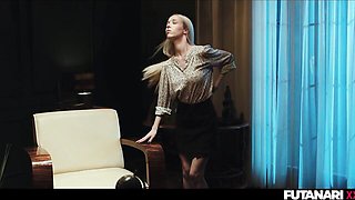 Futanari featuring Amirah Adara and Nata Ocean's hd scene