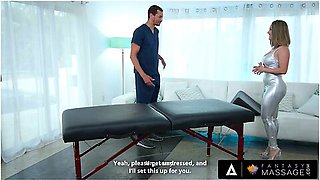 Masseur Cant Resist Betty Foxxxs Hot Ass And Fucks Her Perfect Butthole