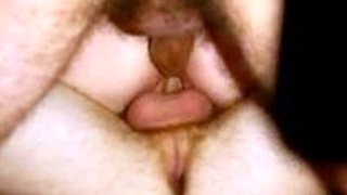 Horny amateur enjoys a rough double penetration