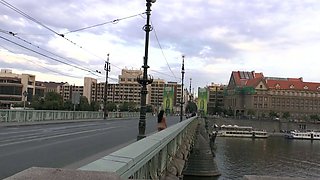 A group of real party amateur teens riding cock outdoor