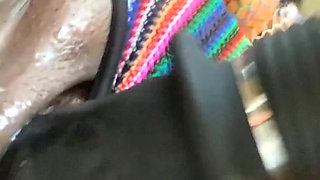 Closeup Squirting Pounding My Pussy with Monster Dildo